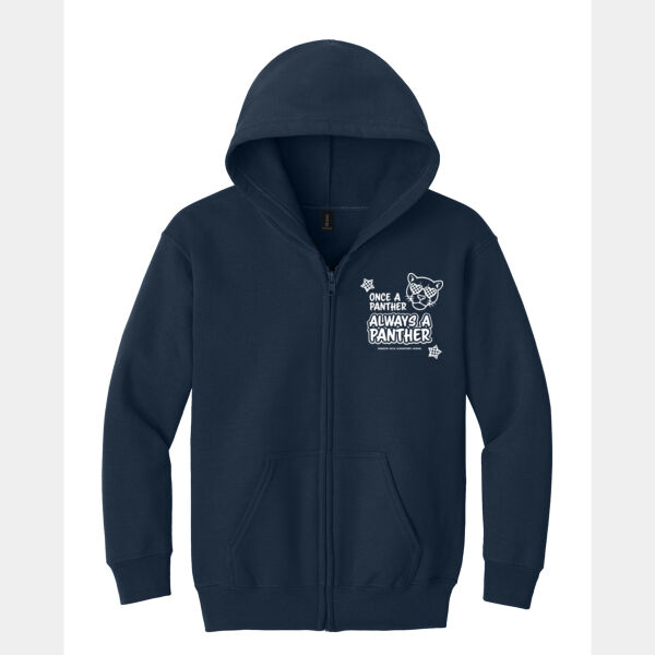 AHES Youth Always A Panther Zip-Up Hoodie Thumbnail