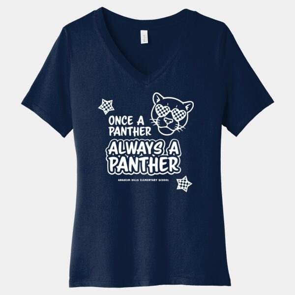 AHES Adult Always A Panther V-Neck Tee Thumbnail