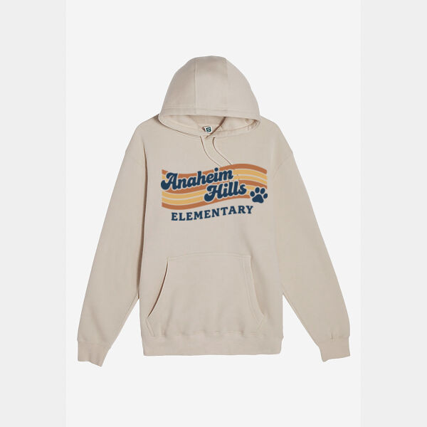 AHES Adult Retro Design Hooded Sweatshirt Thumbnail